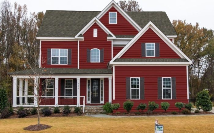 9 Autumn Red Siding Home Design Ideas To Know | Allura USA